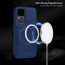 Vaku ® Vivo V30 5G Maxtron Leather Stitched Magnetic Magsafe Non-Slip Grip Shockproof Back Cover