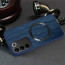 Vaku ® Vivo V27 5G Diamond Plume Pattern Magnetic Magsafe Matte Soft-Touch Texture Back Cover