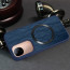 Vaku ® Vivo V40e 5G Diamond Plume Pattern Magnetic Magsafe Matte Soft-Touch Texture Back Cover