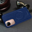 Vaku ® Vivo V40e 5G Maxtron Leather Stitched Magnetic Magsafe Non-Slip Grip Shockproof Back Cover