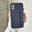 Vaku ® Samsung Galaxy S21 FE Harbor Grip Multi-Functional Magnetic Vertical & Horizontal Stand Case Silicon Back Cover