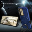 Vaku ® Samsung Galaxy S24 Ultra Astor Military Grade Armor Protective Case with Ring Bracket Kickstand Back cover