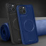 Vaku ® Apple iPhone 15 Maxtron Leather Stitched Magnetic Magsafe Non-Slip Grip Shockproof Back Cover