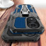 Vaku ® Oppo A38 Vanguard Military Grade Armor Case with Metal Belt Clip Kickstand Back Cover