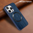 Vaku ® Apple iPhone 15 Pro Diamond Plume Pattern Magnetic Magsafe Matte Soft-Touch Texture Back Cover