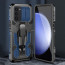 Vaku ® Samsung Galaxy S23 Vanguard Military Grade Armor Case with Metal Belt Clip Kickstand Back Cover