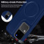 Vaku ® Vivo V30 5G Maxtron Leather Stitched Magnetic Magsafe Non-Slip Grip Shockproof Back Cover
