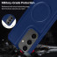 Vaku ® Samsung Galaxy S24 FE Maxtron Leather Stitched Magnetic Magsafe Non-Slip Grip Shockproof Back Cover