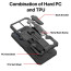Vaku ® Vivo V25e Vanguard Military Grade Armor Case with Metal Belt Clip Kickstand Back Cover