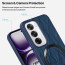 Vaku ® Oppo Reno12 5G Diamond Plume Pattern Magnetic Magsafe Matte Soft-Touch Texture Back Cover