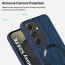 Vaku ® Samsung Galaxy S24 FE Diamond Plume Pattern Magnetic Magsafe Matte Soft-Touch Texture Back Cover