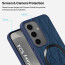 Vaku ® Samsung Galaxy S24 Diamond Plume Pattern Magnetic Magsafe Matte Soft-Touch Texture Back Cover