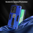 Vaku ® Vivo V25 Pro Valor Military Grade Armor Case with Built-in Kickstand Shockproof Back Cover