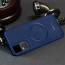 Vaku ® Vivo V30 5G Maxtron Leather Stitched Magnetic Magsafe Non-Slip Grip Shockproof Back Cover