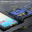Vaku ® Samsung Galaxy A55 5G Aegis Armor Slide Camera Protection Magnetic Ring Holder Kickstand Back Cover
