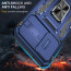 Vaku ® Samsung Galaxy A15 5G Aegis Armor Slide Camera Protection Magnetic Ring Holder Kickstand Back Cover