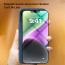 Vaku Luxos ® 2In1 Combo Apple iPhone 14 Plus Lexza Premium Leather Logocut Hybrid Case Back Cover with 3D Tempered Glass