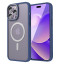 Vaku Luxos ® Apple iPhone 14 / 14 Plus / 14 Pro / 14 Pro Max Translucent MagPro Armor Series Slim Protective Metal Camera Case Back Cover [ Only Back Cover ]