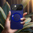 Vaku ® Apple iPhone 15 Premium Polarized Leather Texture Full Lens Protection Silicon Back Cover Case
