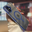 eller santé ® Apple iPhone 16 Plus Vortex Magpro Gel Cushion Slim Fit Shockproof Certified Mag-Safe Crystal Clear Camera Metal Ring Back Cover