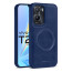 Vaku ® Vivo T2x 5G Maxtron Leather Stitched Magnetic Magsafe Non-Slip Grip Shockproof Back Cover