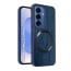 Vaku ® Samsung Galaxy S25 Plus Diamond Plume Pattern Magnetic Magsafe Matte Soft-Touch Texture Back Cover
