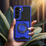 Vaku Luxos ® Samsung Galaxy S23 Axion Armor Military Grade Protective Case with Magnetic Ring Holder Kickstand Back Cover