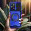 Vaku Luxos ® Xiaomi Redmi Note 12 Pro Axion Armor Military Grade Protective Case with Magnetic Ring Holder Kickstand Back Cover