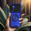 Vaku Luxos ® Samsung Galaxy A25 5G Axion Armor Military Grade Protective Case with Magnetic Ring Holder Kickstand Back Cover