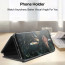 Vaku ® Samsung Galaxy S25 5G Mate Smart Awakening Mirror Folio Metal Electroplated PC Flip Cover