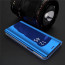 Vaku ® Samsung Galaxy S25 5G Mate Smart Awakening Mirror Folio Metal Electroplated PC Flip Cover