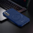 Vaku ® OnePlus Nord CE4 Maxtron Leather Stitched Magnetic Magsafe Non-Slip Grip Shockproof Back Cover