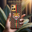 Vaku ® Vivo Y21e Lynx Leather Stitched Gold Electroplated Soft TPU Back Cover Case