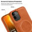 Vaku ® Vivo T2 Pro 5G Maxtron Leather Stitched Magnetic Magsafe Non-Slip Grip Shockproof Back Cover