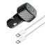 Vaku ® Fast Car Charger with Power Delivery - Quick Charge iPhone, Samsung & All Android Devices