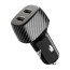 Vaku ® Fast Car Charger with Power Delivery - Quick Charge iPhone, Samsung & All Android Devices