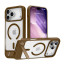 Vaku Luxos ® Apple iPhone 17 Pro Zennix Magpro Scratch Resistant Camera Screen Protector Case with Stand Holder Shockproof Protective Back cover