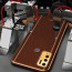 Vaku ® Vivo Y30 Luxemberg Leather Pattern Gold Electroplated Soft TPU Back Cover