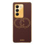 Vaku ® Vivo Y100 4G Skylar Leather Pattern Gold Electroplated Soft TPU Back Cover