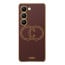 Vaku ® Vivo Y200e 5G Skylar Leather Pattern Gold Electroplated Soft TPU Back Cover