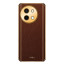 Vaku ® Vivo Y58 5G Luxemberg Leather Pattern Gold Electroplated Soft TPU Back Cover