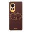 Vaku ® Oppo Reno10 5G Skylar Leather Pattern Gold Electroplated Soft TPU Back Cover