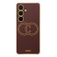 Vaku ® Samsung Galaxy A35 5G Skylar Leather Pattern Gold Electroplated Soft TPU Back Cover