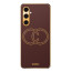 Vaku ® Samsung Galaxy A05s Skylar Leather Pattern Gold Electroplated Soft TPU Back Cover