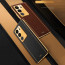 Vaku ® Vivo V29 5G Luxemberg Leather Pattern Gold Electroplated Soft TPU Back Cover