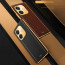 Vaku ® Oppo A3X 5G Luxemberg Leather Pattern Gold Electroplated Soft TPU Back Cover