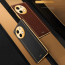 Vaku ® Vivo Y58 5G Luxemberg Leather Pattern Gold Electroplated Soft TPU Back Cover