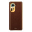 Vaku ® Oppo Reno11 5G Luxemberg Leather Pattern Gold Electroplated Soft TPU Back Cover