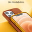 Vaku Luxos ® 2In1 Combo Apple iPhone 13 Pro Lexza Series Leather Grip Shockproof TPU Hybrid Back Cover with 3D Tempered Glass