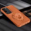 Vaku ® Vivo V29 Pro 5G Lion Embossed Luxury Designer Leather Protective Back Cover Case